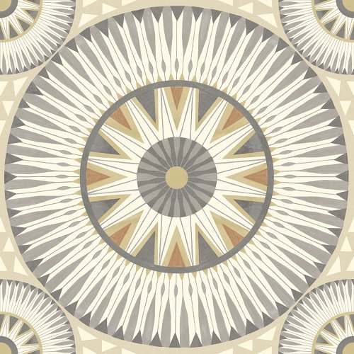 ohpopsi Large Eclipse Coffee & Olive Wallpaper GRA50124W