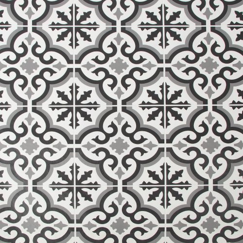 Contour Antibac Grecian Black/White Wallpaper 112647