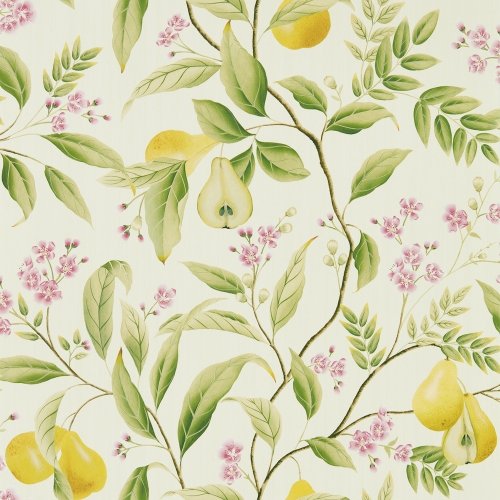 Harlequin X Diane Hill Marie Fig Leaf, Honey & Blossom Wallpaper