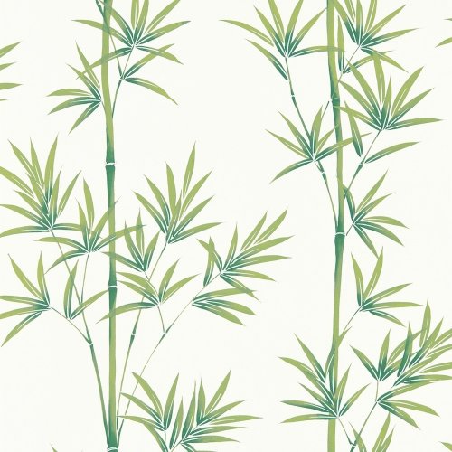 Harlequin X Diane Hill Isabella Porcelain & Bamboo Wallpaper