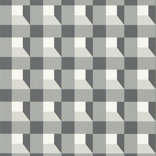Harlequin Blocks Black Earth / Sketched / Diffused Light Wallpaper