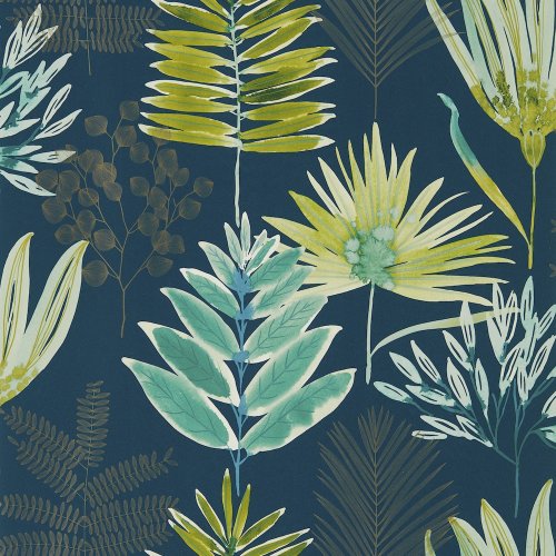 Harlequin Yasuni Emerald & Zest Wallpaper