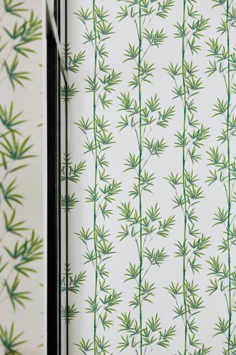 Harlequin X Diane Hill Isabella Porcelain/Bamboo Wallpaper