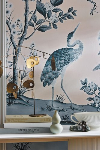 Harlequin Florence Powder & China Blue Mural Room