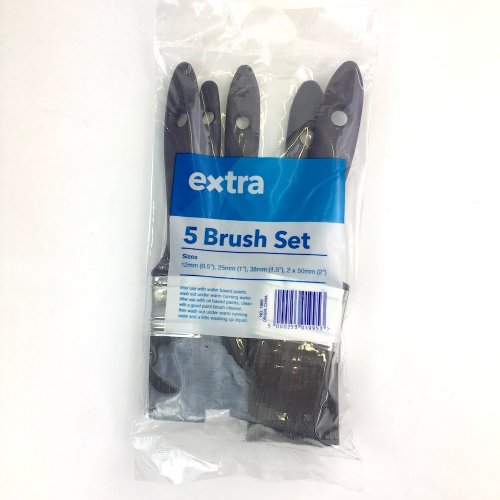 Extra 5 Piece Brush Set
