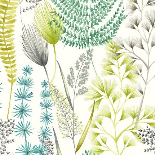 ohpopsi Summer Ferns Acid Wallpaper JRD50102W