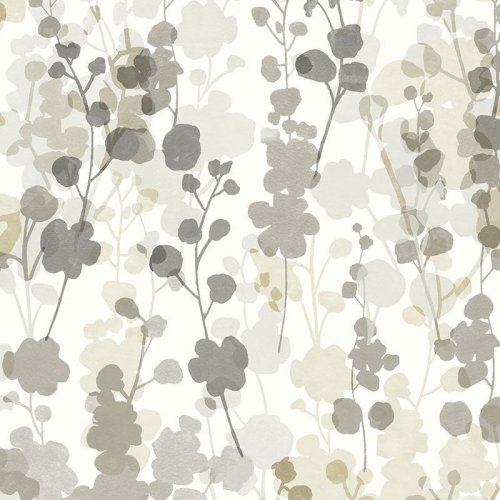 ohpopsi Blossom Neutral Grey Wallpaper JRD50122W