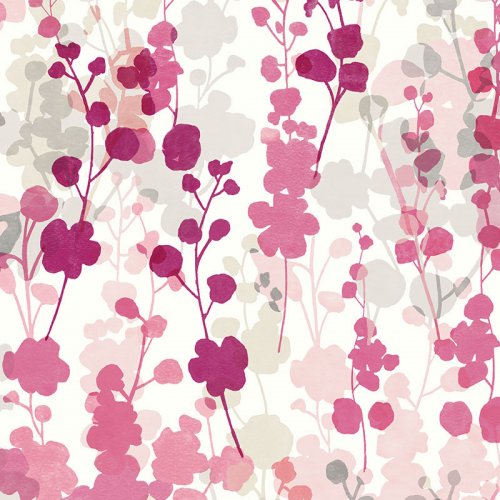 ohpopsi Blossom Raspberry Wallpaper JRD50123W