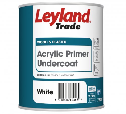 Leyland Trade Acrylic Primer White Undercoat