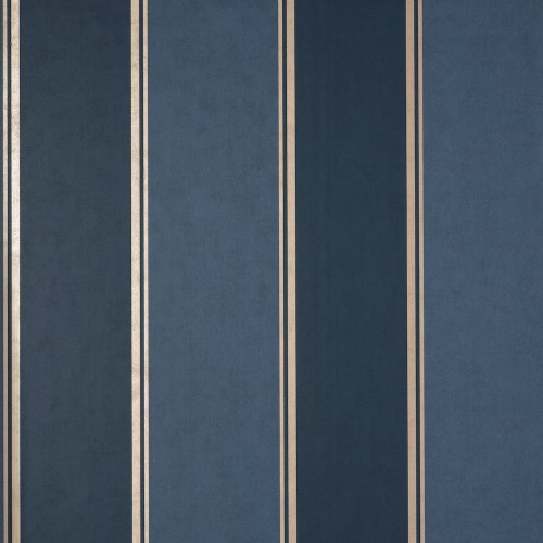Crown Stripe Blue Wallpaper