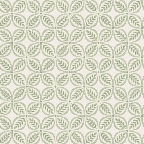Crown Morgrove Trellis Green Wallpaper