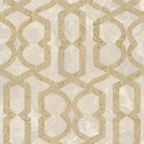 Murella Splendor Geo Gold Wallpaper