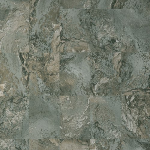Vymura Savona Marble Tile Emerald Wallpaper M95638