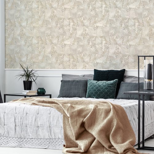 Vymura Savona Marble Tile Natural Wallpaper M95640