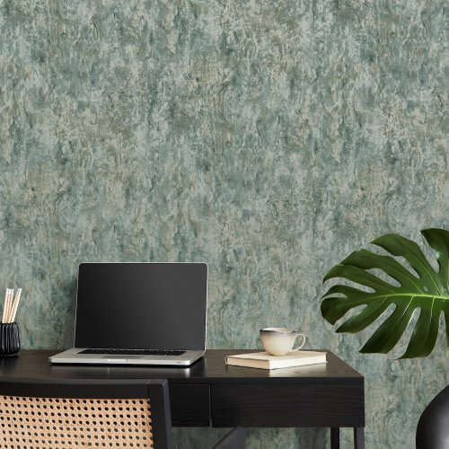 Vymura Savona Marble Plain Emerald Wallpaper M95642