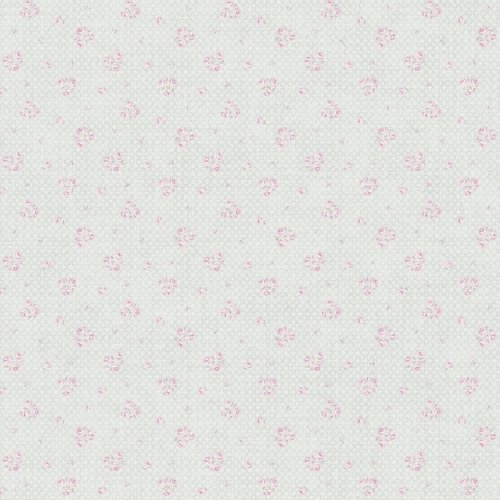 Galerie Vintage Rose Motif Cream / Grey / Pink Wallpaper