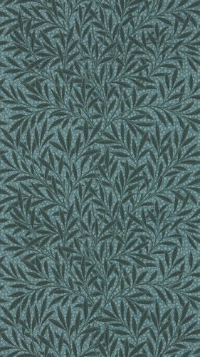 Morris & Co Emery's Willow Emery Blue Wallpaper Full Length