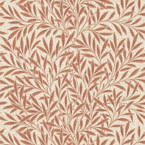 Morris & Co Emery's Willow Chrysanthemum Pink Wallpaper