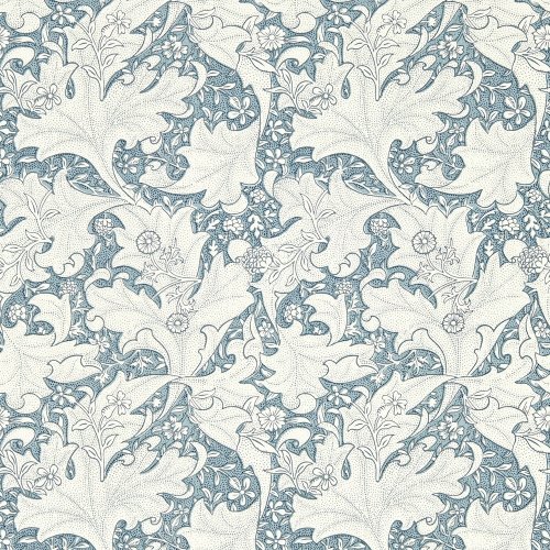 Morris & Co Wallflower Woad Blue Wallpaper