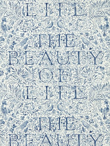 Morris & Co The Beauty of Life Indigo Wallpaper