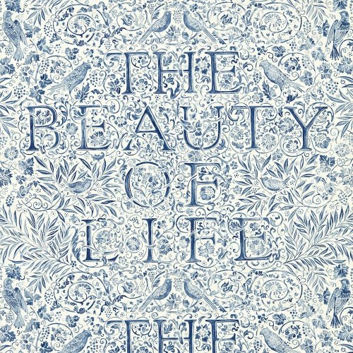 Morris & Co The Beauty of Life Indigo Wallpaper