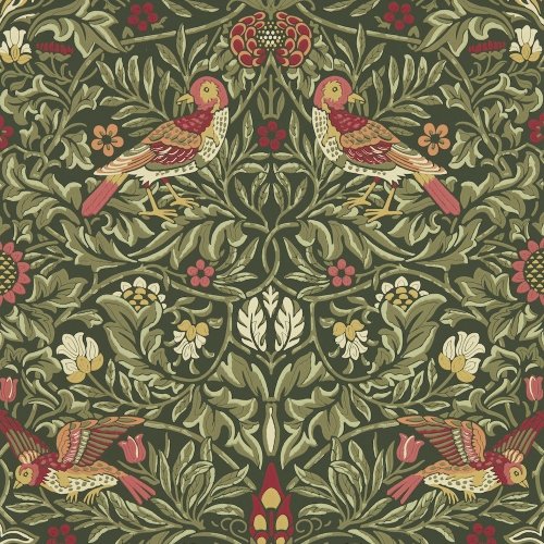 Morris & Co Bird Wooded Dell Wallpaper