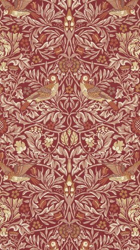 Morris & Co Bird Madder / Weld Wallpaper Long