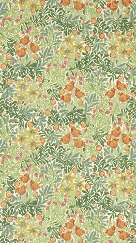 Morris & Co Bower Herball & Weld Wallpaper Long