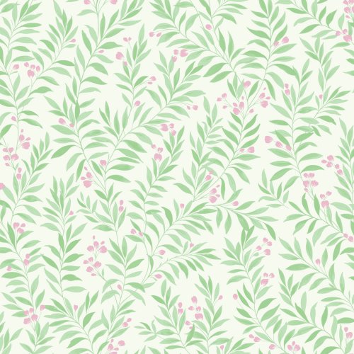 Grandeco Maison Sage Trail Green Wallpaper MN3409