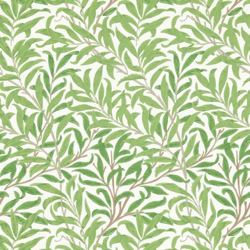 Morris & Co Willow Boughs Leaf Green Wallpaper
