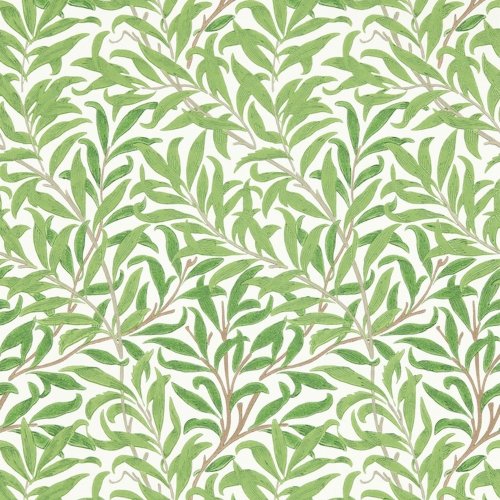 Morris & Co Willow Boughs Leaf Green Wallpaper