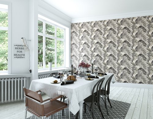 ohpopsie Palmera Sable/Stone Wallpaper WLD53102W