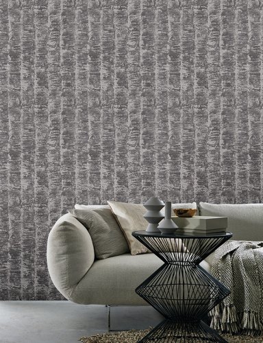 Guido Maria Kretschmer Structure Silver Wallpaper