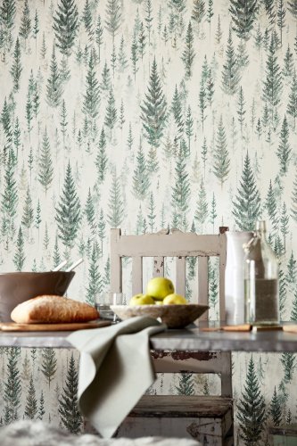 Sanderson Elysian Juniper Pine Forest Wallpaper