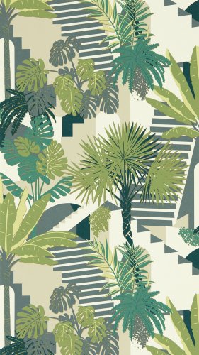 Clarke & Clarke Milindi Palm Wallpaper Long