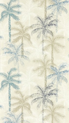 Clarke & Clarke Palmyra Denim Wallpaper Long