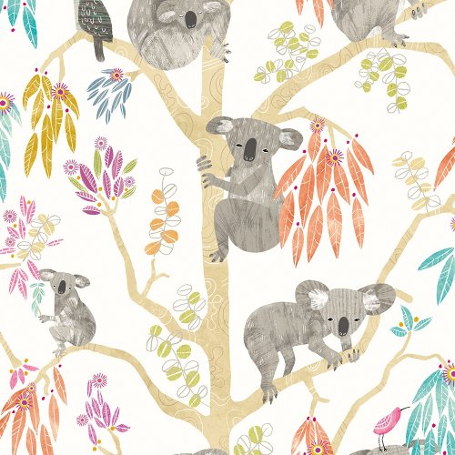 ohpopsi Kooka Koala Pumpkin Wallpaper WGU50126W