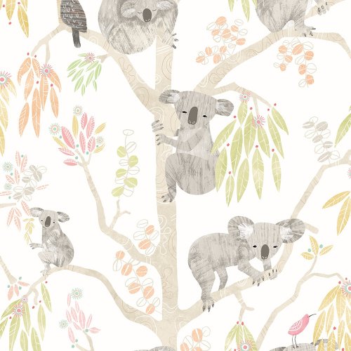 ohpopsi Kooka Koala Flamingo Wallpaper WGU50128W