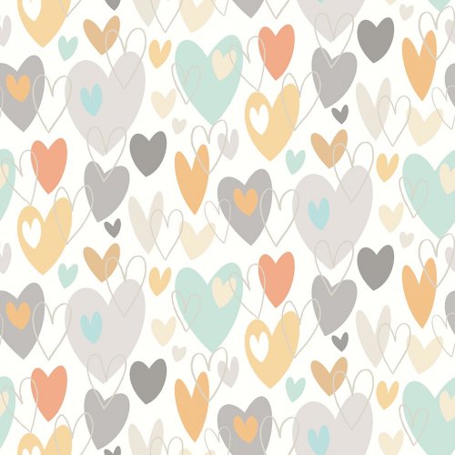 ohpopsi Pop Hearts Honey Mallow Wallpaper WGU50138W