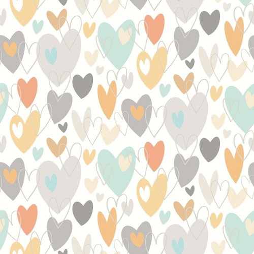 ohpopsi Pop Hearts Honey Mallow Wallpaper WGU50138W