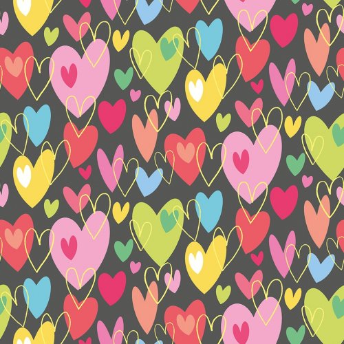 ohpopsi Pop Hearts Tutti Frutti Wallpaper WGU50139W