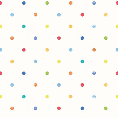 ohpopsi Spot Doodle Royal Bright Wallpaper WGU50157W