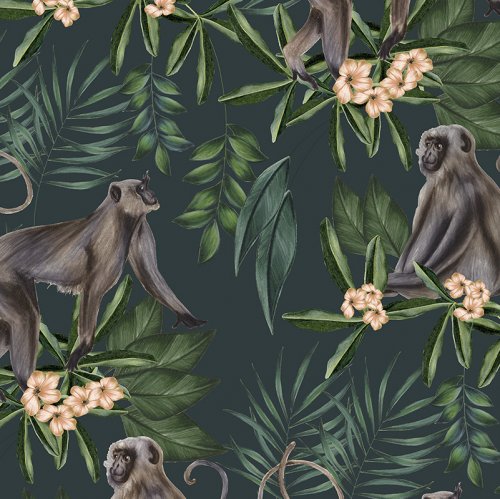 ohpopsi Morris Dark Sable Wallpaper WLD53109W