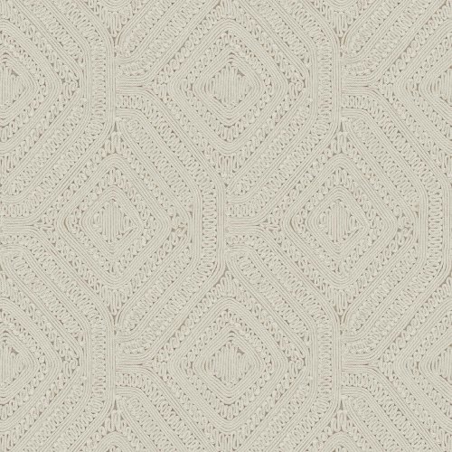 Flat image of Abigail Ahern Artisan Weave Cream wallpaper with soft woven texture