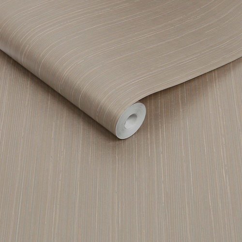 Matching paints paired with Abigail Ahern Linear Luxe Deep Greige wallpaper