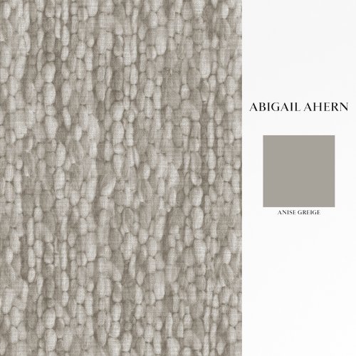 Matching paints paired with Abigail Ahern Heirloom Knit Greige wallpaper