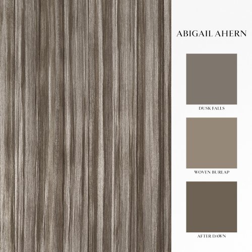 Matching paints paired with Abigail Ahern Linear Luxe Deep Greige wallpaper