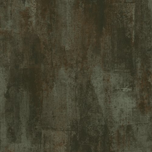 Flat image of Abigail Ahern Oxidized Opulence Moss wallpaper in deep forest green