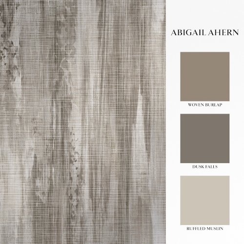 Matching paints paired with Abigail Ahern Wanderlust Gilded wallpaper