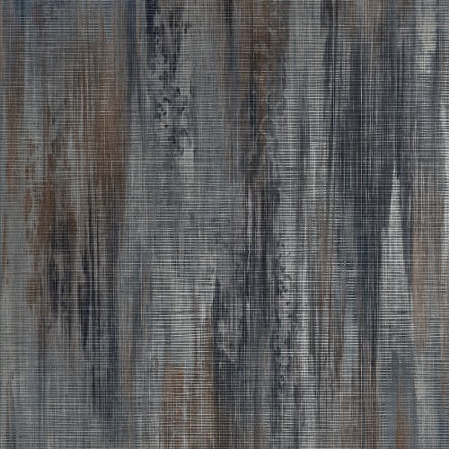 Flat image of Abigail Ahern Wanderlust Ink wallpaper in navy, brown, and light blue tones